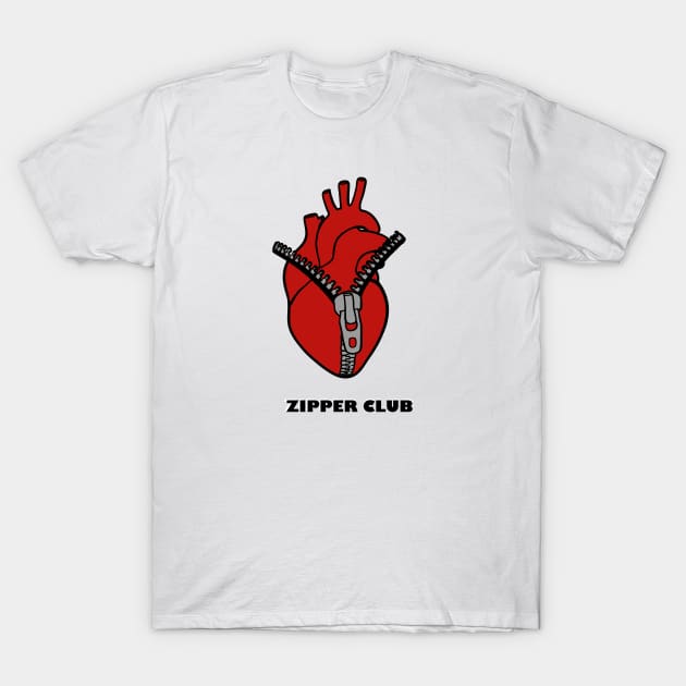 Zipper heart T-Shirt by Mermaidssparkle